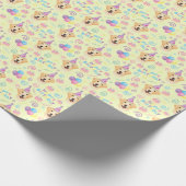 Labrador Retriever Birthday Gift Wrapping Paper Geschenkpapier (Ecke)