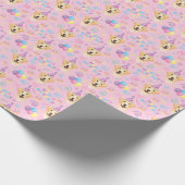 Labrador Retriever Birthday Gift Wrapping Paper Geschenkpapier (Ecke)