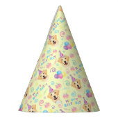 Labrador Retriever Birthday Party Hat Yellow Partyhütchen (Links)