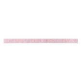 Labrador Retriever Birthday Satin Ribbon in Pink Satinband (Vorderseite)