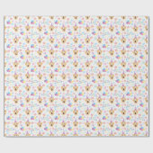 Labrador Retriever Birthday Wrapping Paper Geschenkpapier (Flach)