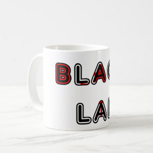 Labrador Retriever Black Lab Flagge im Namen Kaffeetasse