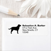 Labrador Retriever Black Lab Rücksendeadresse (Insitu)