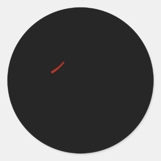 Labrador Retriever Black Lab Runder Aufkleber