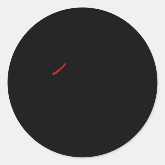 Labrador Retriever Black Lab Runder Aufkleber (Vorderseite)