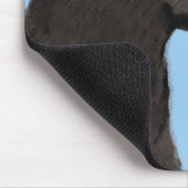 Labrador Retriever Black Painting Original Dog Art Mousepad (Ecke)