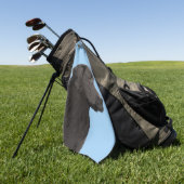 Labrador Retriever Black Painting Original Hund Ar Golfhandtuch (Gras)