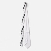 Labrador Retriever (blk) History Design Krawatte (Rückseite)