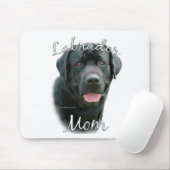 Labrador Retriever (blk) Mama 2 Mousepad (Mit Mouse)