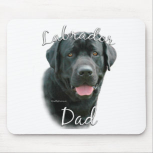 Labrador Retriever (blk) Vater 2 Mousepad