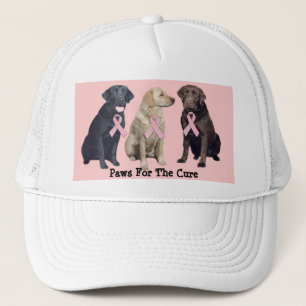 Labrador retriever-Brustkrebs-Hut Truckerkappe