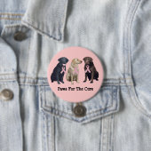 Labrador retriever-Brustkrebs-Knopf Button (Beispiel)