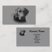 Labrador retriever-Brüter-Visitenkarte Visitenkarte (Vorne/Hinten)