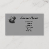 Labrador retriever-Brüter-Visitenkarte Visitenkarte (Rückseite)