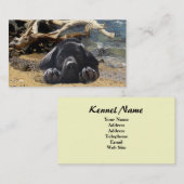 Labrador retriever-Brüter-Visitenkarte Visitenkarte (Vorne/Hinten)