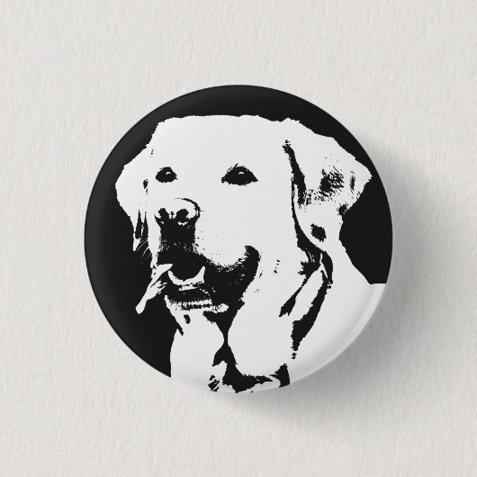 Labrador Retriever Button (Vorderseite)