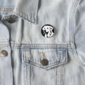 Labrador Retriever Button (Beispiel)