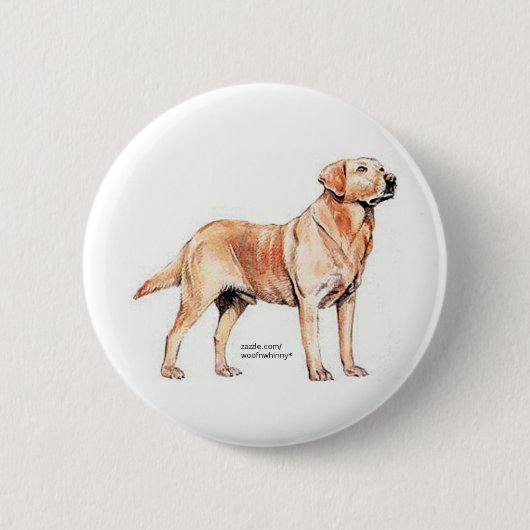Labrador Retriever Button (Vorderseite)