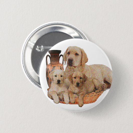 Labrador Retriever Button (Vorne & Hinten)