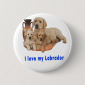 Labrador Retriever Button (Vorderseite)