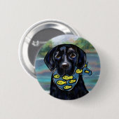 Labrador Retriever Button (Vorne & Hinten)