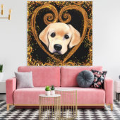 Labrador Retriever Canvas Print Leinwanddruck (Insitu (Wohnzimmer))