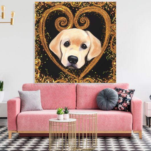 Labrador Retriever Canvas Print Leinwanddruck (Insitu (Wohnzimmer))