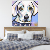 Labrador Retriever Canvas Print Leinwanddruck (Insitu (Schlafzimmer))