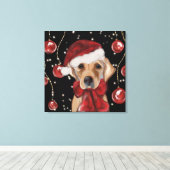 Labrador Retriever Canvas Print Leinwanddruck (Insitu (Holzboden))