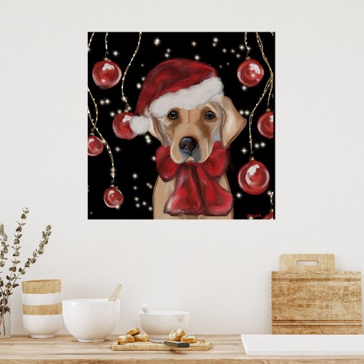 Labrador Retriever Canvas Print Poster (Küche)