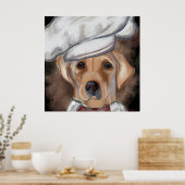 Labrador Retriever  Canvas Print Poster (Küche)