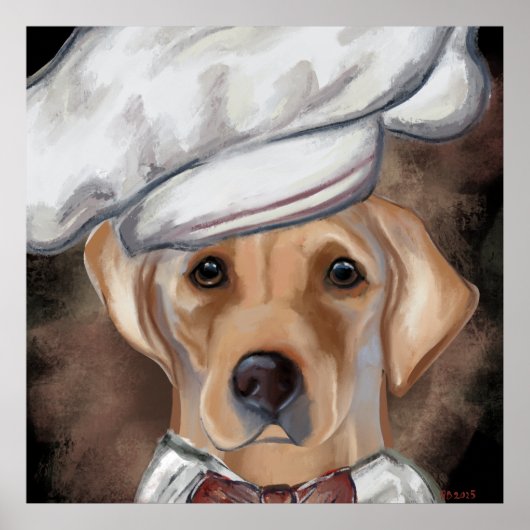 Labrador Retriever  Canvas Print Poster (Vorne)