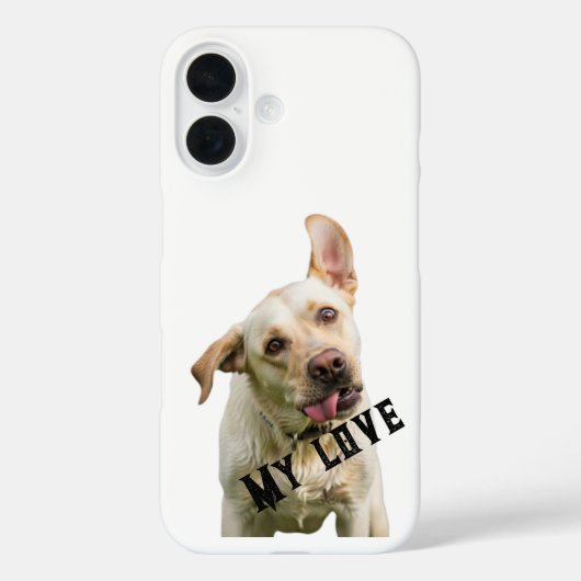 Labrador Retriever case phone (Rückseite)