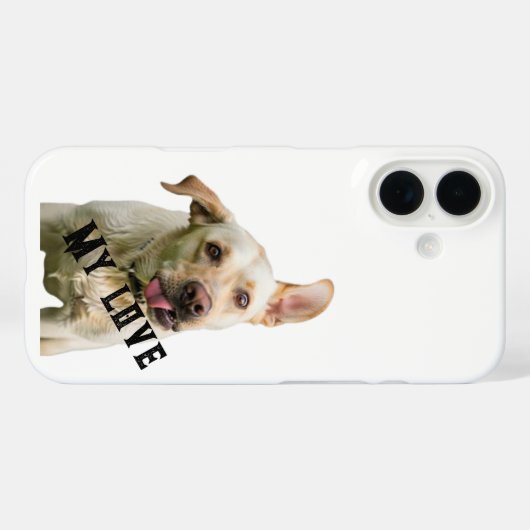 Labrador Retriever case phone (Rückseite (Horizontal))