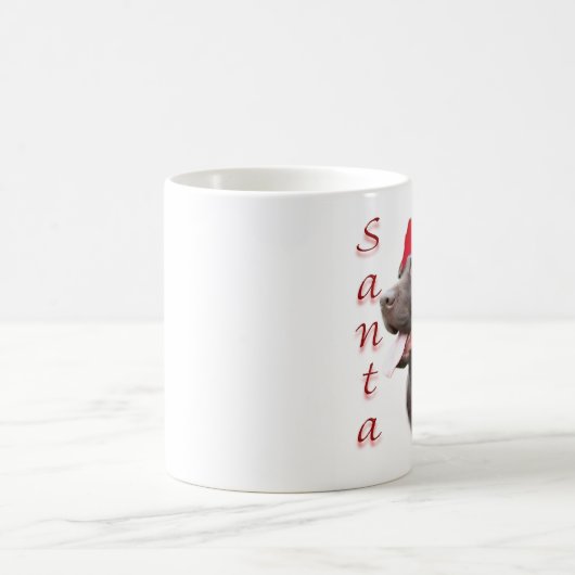 Labrador Retriever (choc) Santa Paws Kaffeetasse (Mittel)