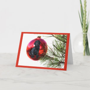 Labrador Retriever Christmas Card Ball Hanging8 Feiertagskarte
