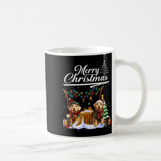 Labrador Retriever Christmas Tree Decorations Dog Kaffeetasse (Rechts)