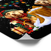 Labrador Retriever Christmas Tree Decorations Dog Poster (Ecke)