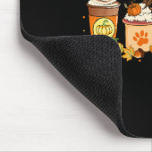 Labrador Retriever Coffee Pumpkin Gewürz Fall Dank Mousepad (Ecke)
