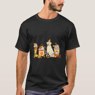 Labrador Retriever Coffee Pumpkin Gewürz Fall Dank T-Shirt