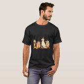 Labrador Retriever Coffee Pumpkin Gewürz Fall Dank T-Shirt (Vorne ganz)