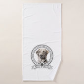 Labrador Retriever Credo Badehandtuch (Badehandtuch)