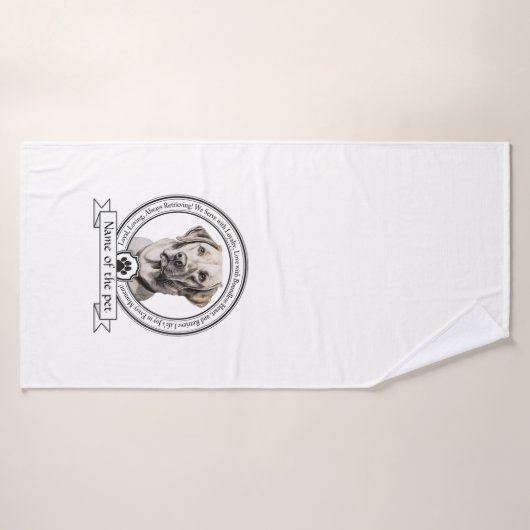 Labrador Retriever Credo Badehandtuch (Badehandtuch)