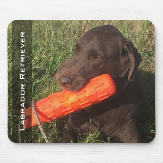 Labrador Retriever Custom Foto Jagd Hund Mousepad (Vorne)