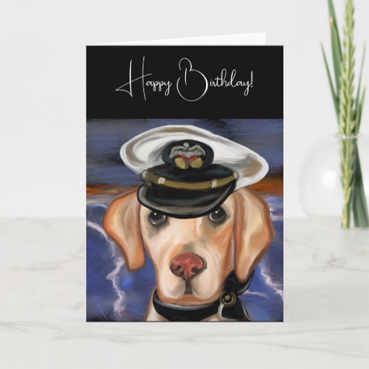 Labrador Retriever Dankeskarte (Vorderseite)