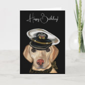 Labrador Retriever Dankeskarte (Vorderseite)