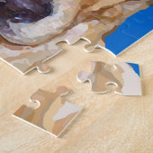 Labrador retriever, das Puzzlespiel malt Puzzle (Seite)