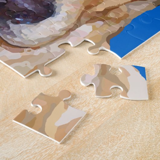 Labrador retriever, das Puzzlespiel malt Puzzle (Seite)