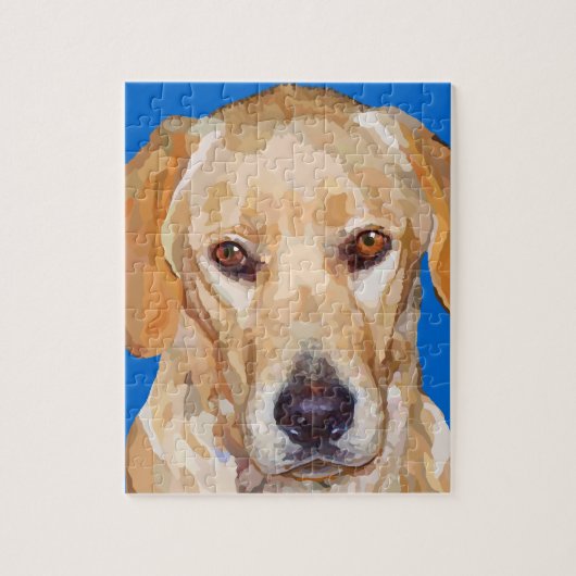 Labrador retriever, das Puzzlespiel malt Puzzle (Vertikal)