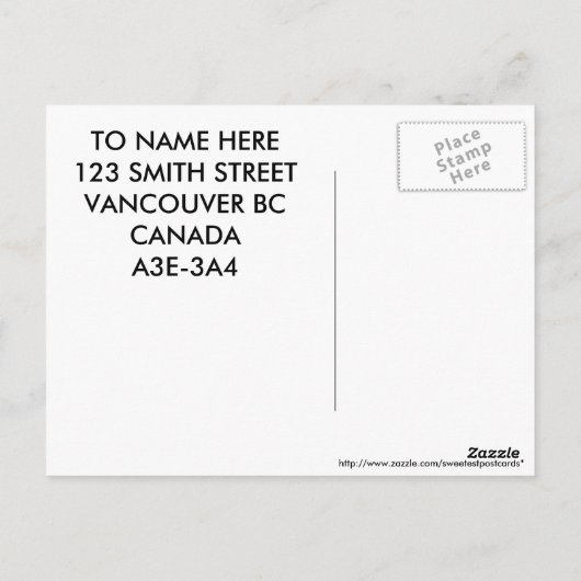 Labrador Retriever denkt daran, dass du zurückkomm Postkarte (Rückseite)